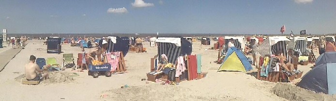 der Strand von Bensersiel